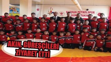 AKIN, G&Uuml;REŞ&Ccedil;İLERİ ZİYARET ETTİ