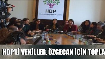HDP&rsquo;Lİ VEKİLLER, &Ouml;ZGECAN İ&Ccedil;İN TOPLANDI