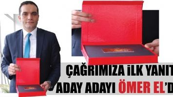 &Ccedil;AĞRIMIZA İLK YANIT ADAY ADAYI &Ouml;MER EL&rsquo;DEN...