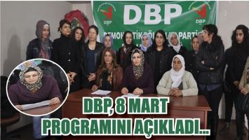 DBP, 8 MART PROGRAMINI A&Ccedil;IKLADI...
