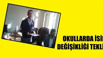 OKULLARDA İSİM DEĞİŞİKLİĞİ TEKLİFİ...