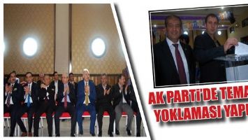 AK PARTİ&rsquo;DE TEMAY&Uuml;L YOKLAMASI YAPILDI