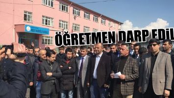 &Ouml;ĞRETMEN DARP EDİLDİ!