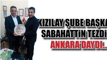 TEZDİĞ, ANKARA&rsquo;DAYDI...