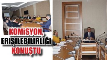 KOMİSYON, ERİŞİLEBİLİRLİĞİ KONUŞTU