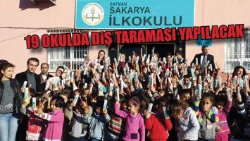 19 OKULDA DİŞ TARAMASI YAPILACAK