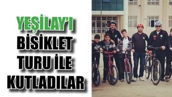 YEŞİLAY&rsquo;I BİSİKLET TURU İLE KUTLADILAR
