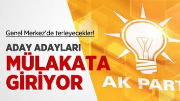 AK PARTİ ADAYLARI M&Uuml;LAKATTA!...