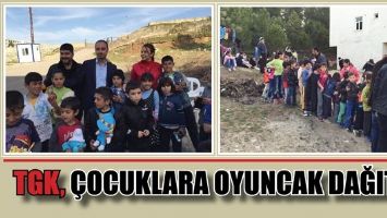 TGK, &Ccedil;OCUKLARA OYUNCAK DAĞITTI