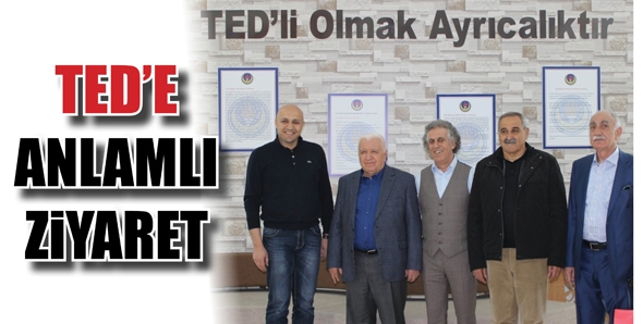 TED&rsquo;E ANLAMLI ZİYARET