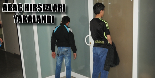 ARA&Ccedil; HIRSIZLARI YAKALANDI