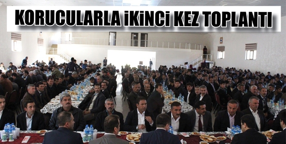 KORUCULARLA İKİNCİ KEZ TOPLANTI