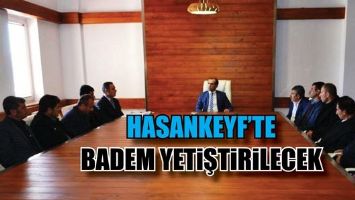 HASANKEYF&rsquo;TE BADEM YETİŞTİRİLECEK