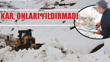 KAR, ONLARI YILDIRMADI...