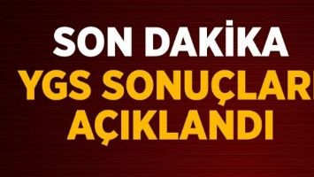 YGS SONU&Ccedil;LARI A&Ccedil;IKLANDI!...