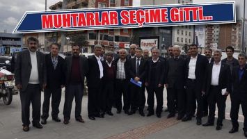 MUHTARLAR SE&Ccedil;İME GİTTİ...