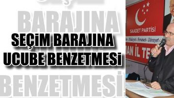 SE&Ccedil;İM BARAJINA UCUBE BENZETMESİ...