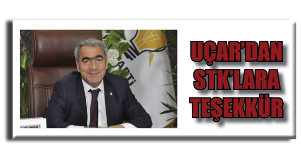 U&Ccedil;AR&rsquo;DAN STK&rsquo;LARA TEŞEKK&Uuml;R...