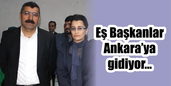 EŞ BAŞKANLAR ANKARA&rsquo;YA GİDİYOR...