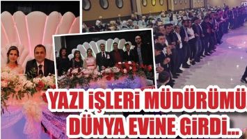 YAZI İŞLERİ M&Uuml;D&Uuml;R&Uuml;M&Uuml;Z, D&Uuml;NYA EVİNE GİRDİ...