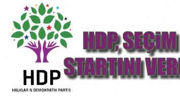 HDP, SEÇİM STARTINI VERDİ