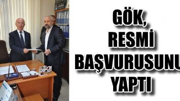G&Ouml;K, RESMİ BAŞVURUSUNU YAPTI