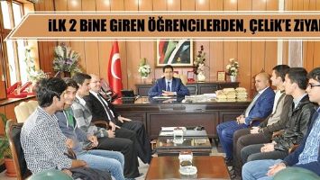 İLK 2 BİNE GİREN &Ouml;ĞRENCİLER, &Ccedil;ELİK&rsquo;İ ZİYARET ETTİ