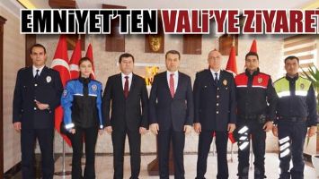 EMNİYET&rsquo;TEN VALİ&rsquo;YE ZİYARET