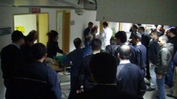 LAF ATMA KAVGASI KANLI BİTTİ: 1 YARALI