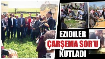 EZİDİLER &Ccedil;ARŞEMA SOR&rsquo;U KUTLADI...