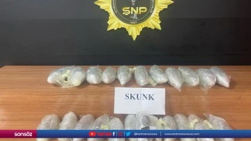8 kilogram sentetik uyuşturucu ele ge&ccedil;irildi