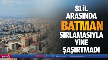 81 il arasında Batman sırlamasıyla yine şaşırtmadı