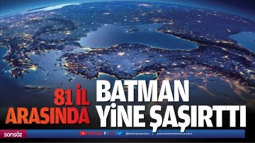 81 il arasında Batman yine şaşırttı