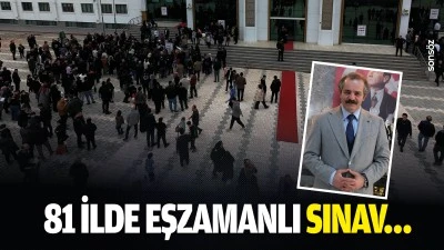 81 ilde eşzamanlı sınav&hellip;