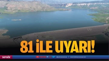 81 ile uyarı