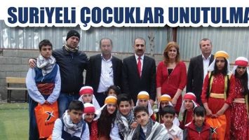 SURİYELİ &Ccedil;OCUKLAR UNUTULMADI