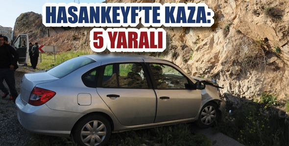 HASANKEYF&rsquo;TE KAZA: 5 YARALI
