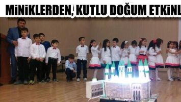 MİNİKLERDEN, KUTLU DOĞUM ETKİNLİĞİ