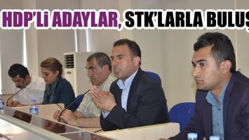 HDP&rsquo;Lİ ADAYLAR, STK&rsquo;LARLA BULUŞTU