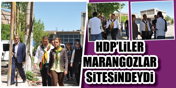 HDP&rsquo;LİLER MARANGOZLAR SİTESİNDEYDİ
