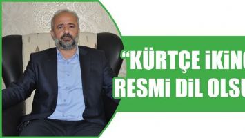 G&Ouml;K &ldquo;K&Uuml;RT&Ccedil;E İKİNCİ RESMİ DİL OLSUN&rdquo;