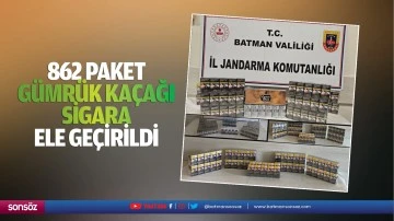 862 paket g&uuml;mr&uuml;k ka&ccedil;ağı sigara ele ge&ccedil;irildi