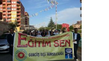EĞİTİM-SEN FERİNAZ İ&Ccedil;İN Y&Uuml;R&Uuml;D&Uuml;
