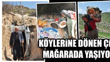 K&Ouml;YLERİNE D&Ouml;NEN &Ccedil;İFT MAĞARADA YAŞIYOR!...