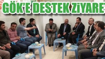 G&Ouml;K&rsquo;E DESTEK ZİYARETİ