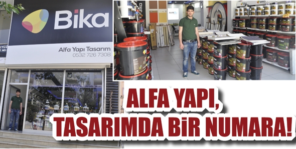 ALFA YAPI, TASARIMDA BİR NUMARA!