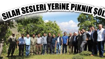 SİLAH SESLERİ YERİNE PİKNİK Ş&Ouml;LENİ...