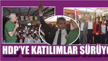 HDP&rsquo;YE KATILIMLAR S&Uuml;R&Uuml;YOR