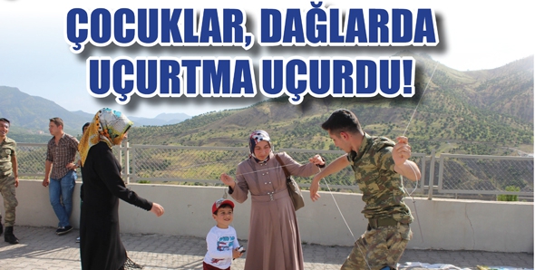 &Ccedil;OCUKLAR, DAĞLARDA U&Ccedil;URTMA U&Ccedil;URDU!