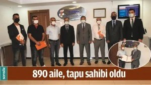 890 AİLE, TAPU SAHİBİ OLDU